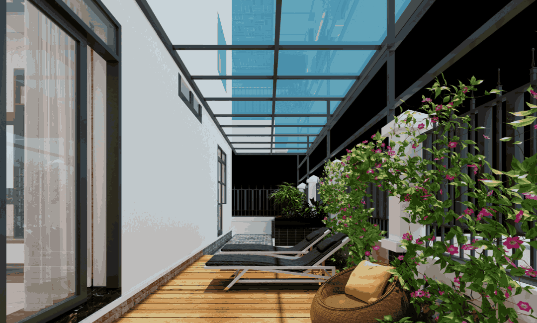 Pergola Con Techo De Cristal